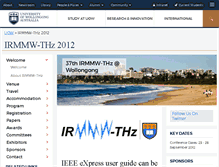 Tablet Screenshot of irmmwthz2012.uow.edu.au