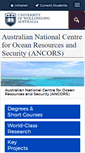 Mobile Screenshot of ancors.uow.edu.au