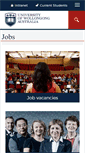 Mobile Screenshot of employment.uow.edu.au