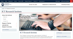 Desktop Screenshot of ictr.uow.edu.au