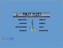 Tablet Screenshot of firstfleet.uow.edu.au