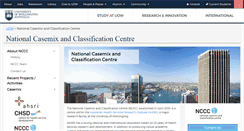 Desktop Screenshot of nccc.uow.edu.au