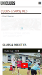 Mobile Screenshot of clubs.uow.edu.au